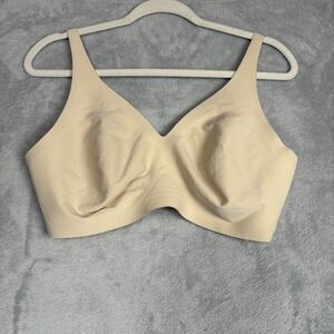 ✨ 2/$35 Knix Bra Nude L++ Wireless Comfort Everyday Seamless T Shirt Bra Beige